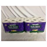 2 x 12 Packs of Pasque 2-Ply Bath Tissue