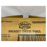 E. 2x 3lbs White Castle Cheese Rings