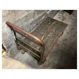 Antique Industrial Factory Warehouse Rolling Cart