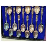 WM Rogers President Silver Plate Spoon 36 Piece Set in Case