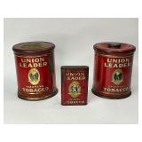 Union Leader Tobacco Tin Lot