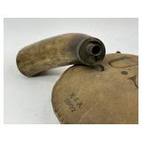 1907 United States Forest Service Antique Canteen with Powder Horn