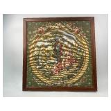 Framed Tapestry Wall Hanging