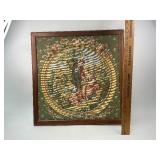 Framed Tapestry Wall Hanging