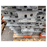 Lot of (48) Pallet Racking Cross Beams | Slotted Style 6"x7-1/2