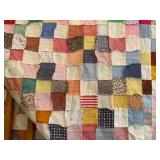 Large Vintage ‘Counting Squares‘ Patchwork Quilt Project with a Great Start…