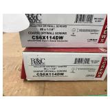 2) BOXES COLLATED DRYWALL SCREWS #6X1-1/4" PHILLIPS #2