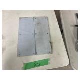 2) 16" X 6" STAINLESS PUSH PLATES