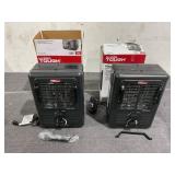 LOT OF 2 Hyper Tough 1500W Milkhouse Utility Heater