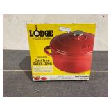 Lodge Cast Iron 5.5qt Enameled Dutch Oven