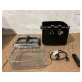 Mainstays 4L Electric Deep Fryer, Stainless Lid, 1800W