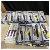 LOT OF 12 Conair Hair Iron Tools