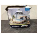 Serta 3" Cool Nights Gel Memory Foam Mattress Topper Queen