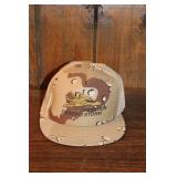 Vintage Operation Desert Storm Camouflage Cap with Fighter Jet Graphic