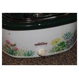 Rival Crock-Pot Slow Cooker with Floral Design