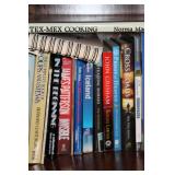 Collection of 20 Cookbooks and Novels