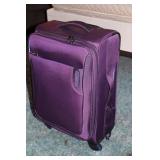 American Tourister Purple Carry-On Suitcase with Wheels