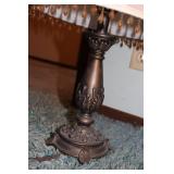 Vintage Decorative Table Lamp with Beaded Shade