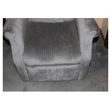 Used Recliner Chair with Plush Fabric Upholstery