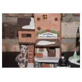 Dickens Village Series Decorative Houses and Accessories Set