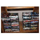 Large Collection of 100 Assorted DVDs and Blu-rays