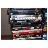 Large Collection of 100 Assorted DVDs and Blu-rays