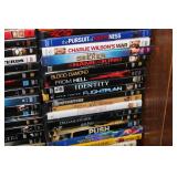 Large Collection of 100 Assorted DVDs and Blu-rays