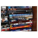 Large Collection of 100 Assorted DVDs and Blu-rays