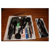 Assorted Kitchen Utensils Collection - Spatulas, Graters, Tongs, and More