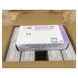 Case of TAC Powdered Free Nitrile Gloves Size XL