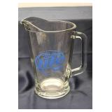 Vintage Miller Lite Glass Pitcher - 64 oz