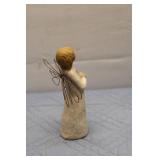 Set of 3 Willow Tree Figurines - Family and Angel Collection