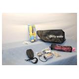 Cleaning Supplies Kit with Bag, Clips, and Accessories