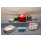 Assorted Collection of Storage Containers and Bakeware