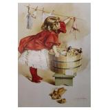 Collection of Vintage Easter and Bakery-Themed Postcards