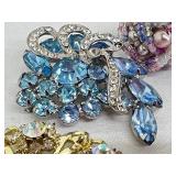 Vintage Costume Jewelry Earrings and Brooches