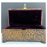 Vintage Beautiful Jewelry Boxes Including Brass, Porcelain and Glass