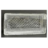 Waterford Crystal Bowl and Waterford Rectangular Platter