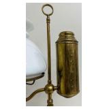 Antique Manhattan Brass Co Oil Light - Late 1800