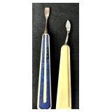 Vintage Bone Vanity Tools including Vintage Bone Manicure Tools