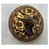 Wood Carved Animals and Pottery Trinket Dish