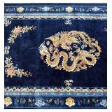 Dragon Blue Chinese Rug