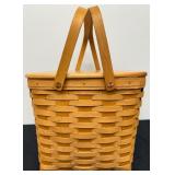 Vintage 1988 Longaberger Two Handled Basket