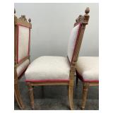 Louis XVI-Style Peinte Side Chairs - Lot of 3