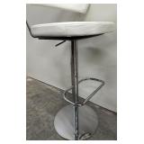 Calligaris New York Bar Stool in White and Chrome - Lot of 3