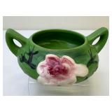 Vintage Roseville Pottery Magnolia Sugar Bowl