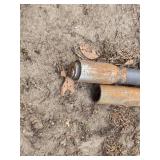 Set of 3 Well Drillers Pipes - One Thread Damaged - Each about 112" Long