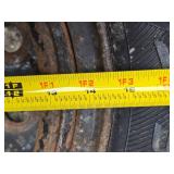 Used Forklift Tire 7.00-12 with Rim 12PR