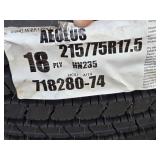 Set of 4 Aeolus 215/75R17.5 Heavy-Duty Tires - 18 Ply