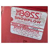 BOSS 8.2 ft V Plow with Snow Flap and Good Cutting Edge